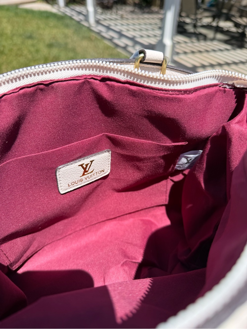NEW LV Print Empreinte CreamMonogram Palais bag - Picture 10 of 12